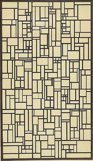 Theo van Doesburg Design for Stained-Glass Composition V. France oil painting art
